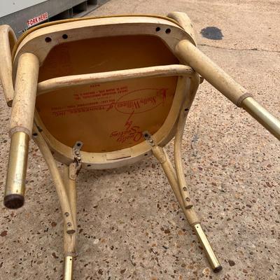 Lot of 6 mid century dining chairs