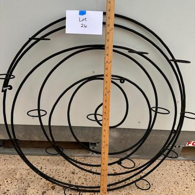 Metal wall decor - Candle holder