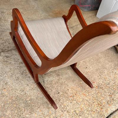 Large vintage rocking chair