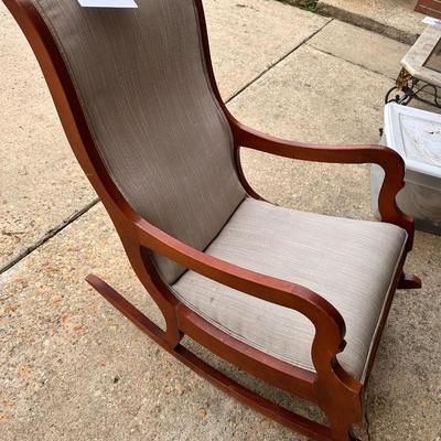 Large vintage rocking chair