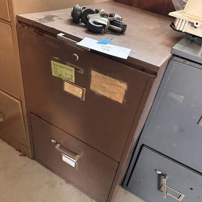 Lot of 3 filing cabinets