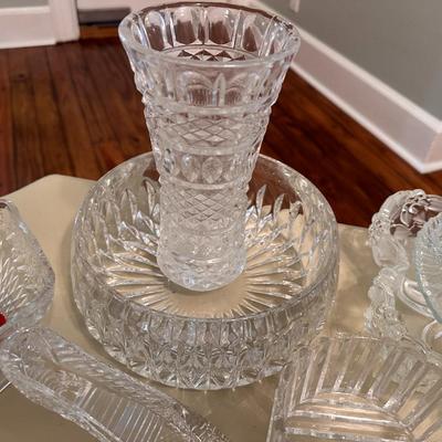 Mixed lot of Crystal Glass - 9pc lot