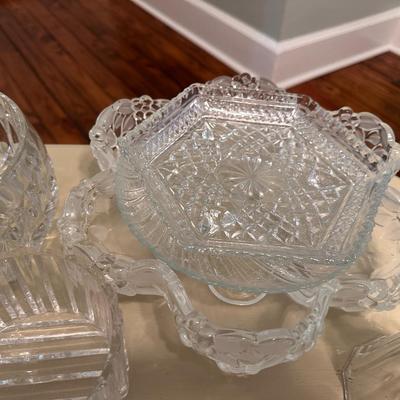Mixed lot of Crystal Glass - 9pc lot