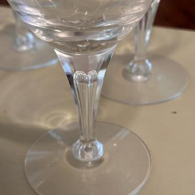 Set of 6 vintage Crystal drinking glasses