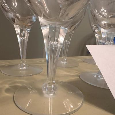 Set of 6 vintage Crystal drinking glasses
