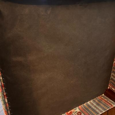 Chair 1 of 2 - Beautiful Custom Side chair with floral Motif