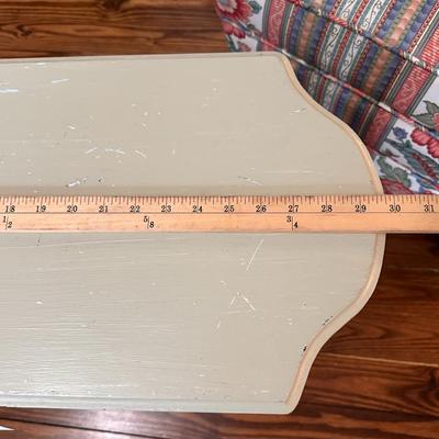 Lot 1 of 2 Custom painted green side table