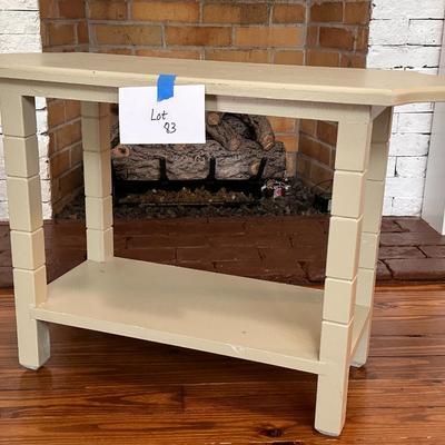 Lot 1 of 2 Custom painted green side table