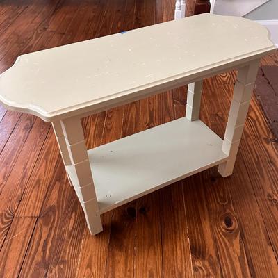 Lot 1 of 2 Custom painted green side table
