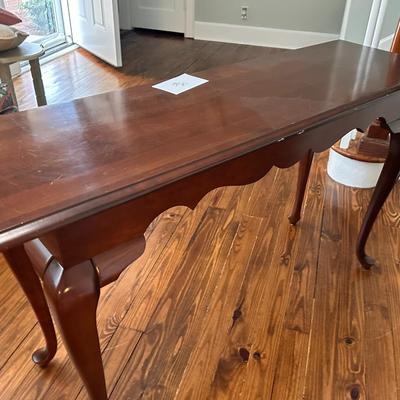 52” Mahogany Foyer Entryway Sofa Table
