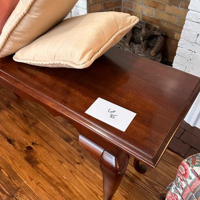 52” Mahogany Foyer Entryway Sofa Table