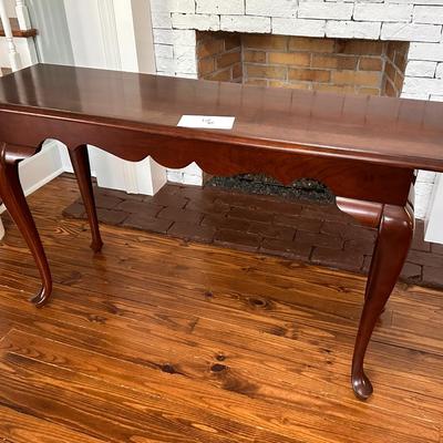 52” Mahogany Foyer Entryway Sofa Table