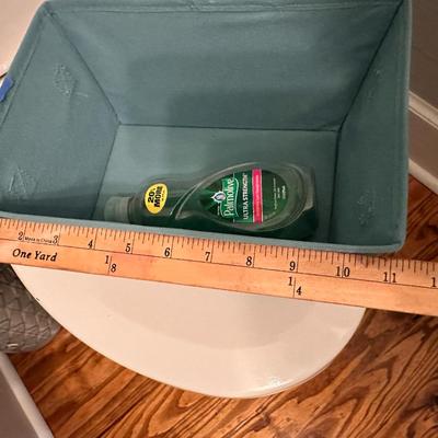 Lot of 3 Green Collapsable totes