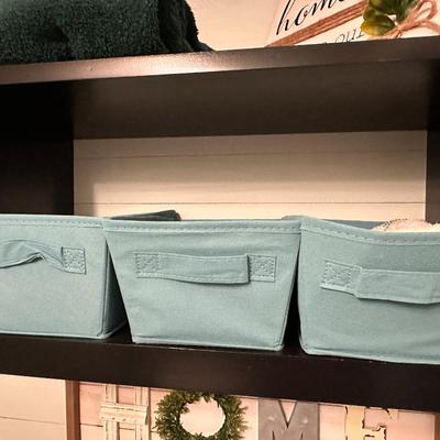 Lot of 3 Green Collapsable totes