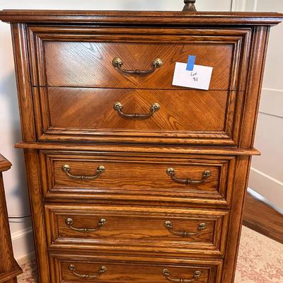 Westmoor Oak 5 Drawer chest