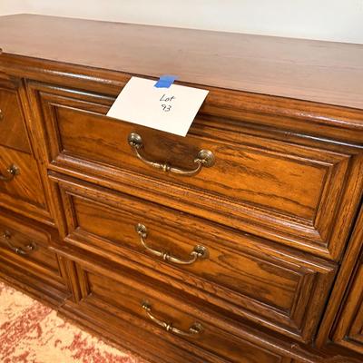 Rutledge Oak Triple Dresser