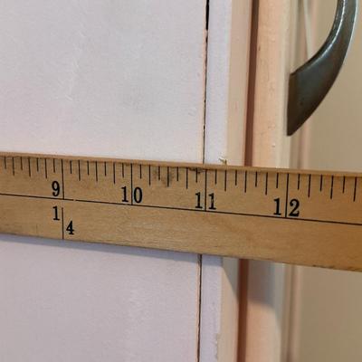 Vintage Glass door Cabinet- Pink!