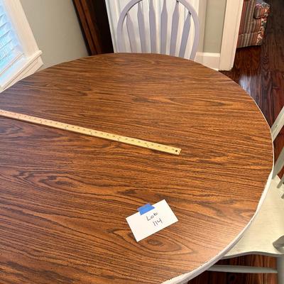 Chalk Painted Table with Chairs - Includes 2 leaves