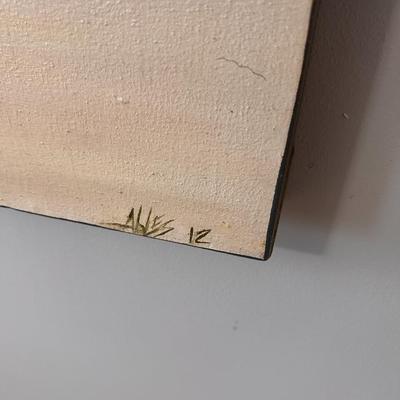 Amateur Painting on Canvas