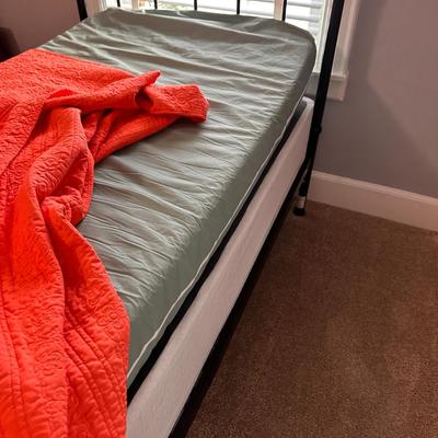 1 of 2 Direct Home Products Metal Frame Twin Bed