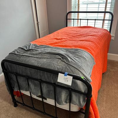 2 of 2 Direct Home Products Metal Frame Twin Bed