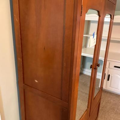 2 door Vintage Wardrobe Partially cedar lined