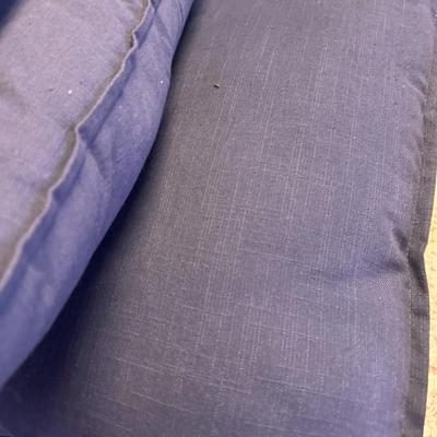 Blue tented throw pillows lot of 5