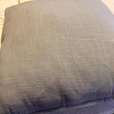 Blue tented throw pillows lot of 5
