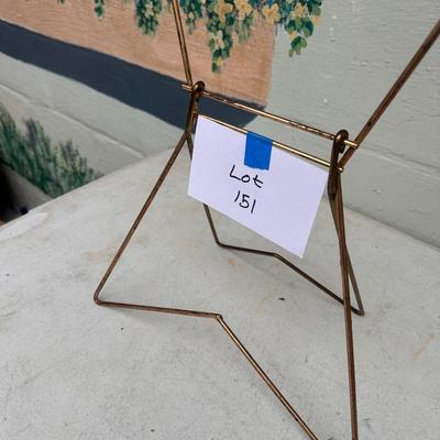 Vintage Mid Century wire Retail display form