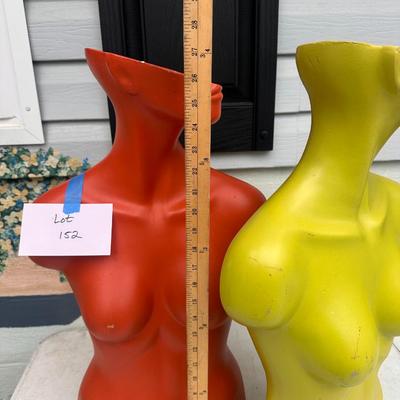 Vintage dress forms Retail manikins - Lot of 2