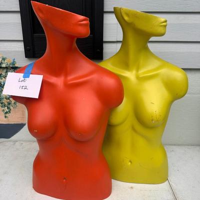 Vintage dress forms Retail manikins - Lot of 2