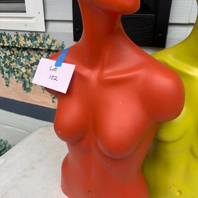 Vintage dress forms Retail manikins - Lot of 2