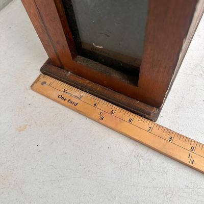 Custom made wood cabinet with two doors - wall or counter display