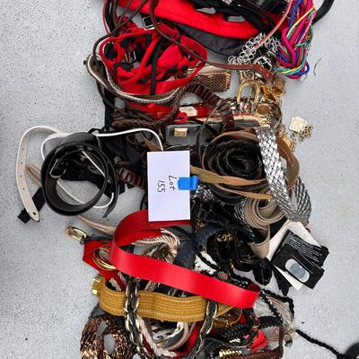 Women’s belt and misc accessories lot