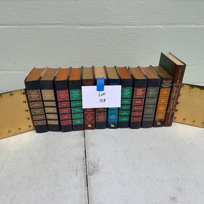Lot of Readers Digest Books with Bookends