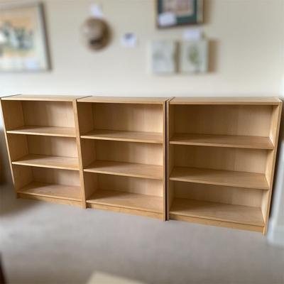 Six Blonde Bookshelves (BR1&D-BM)