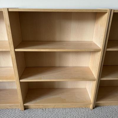 Six Blonde Bookshelves (BR1&D-BM)