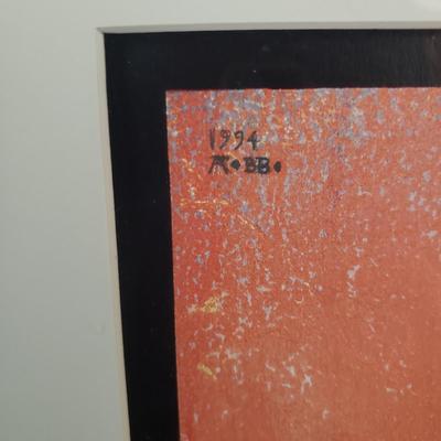 "Adios" Signed and Framed (D-KD)