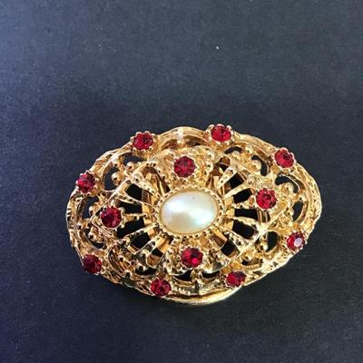 Vintage scarf clip