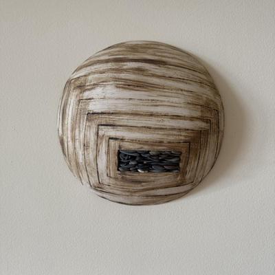 Circular Ceramic Sculpture (BR1-BM)