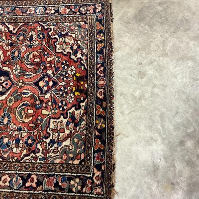 Sale Photo Thumbnail #1019: has no tassel or fringes on edge of rug
Measurements:
5' in length, 3' 6" in width
