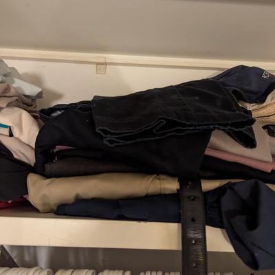 Assortment Of Men's Casual Pants & Shorts Most Are Size Medium & Pants 38