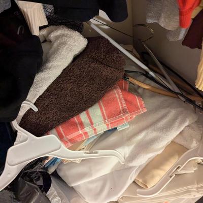 Assortment Of Linens Towels Sheets Comforters