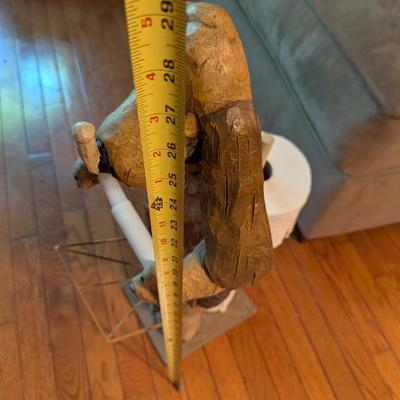Vintage 28" Hound Dog Toilet Paper & Magazine Holder