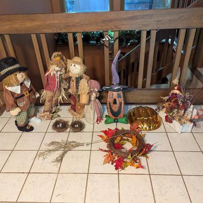Assortment Of Fall & Halloween Decorations