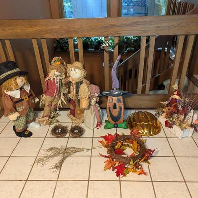 Assortment Of Fall & Halloween Decorations