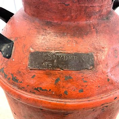 Sale Photo Thumbnail #1038: J.M.Snyder Boonesboro, MD
Measurements:
23" in height, 13" in diameter