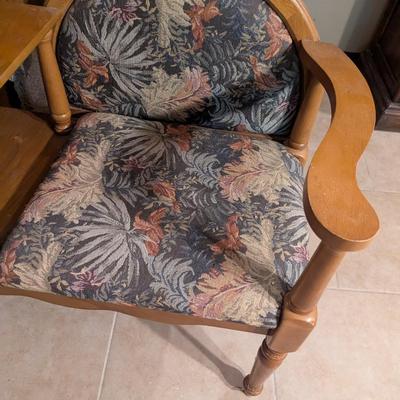 Vintage Oak Telephone Bench