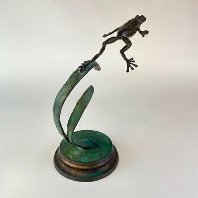 Sale Photo Thumbnail #1105: Measurements:
11.5" in height
more Biography located https://www.smithbronze.com
value $800-$1200