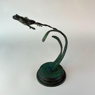 Sale Photo Thumbnail #1104: Measurements:
11.5" in height
more Biography located https://www.smithbronze.com
value $800-$1200